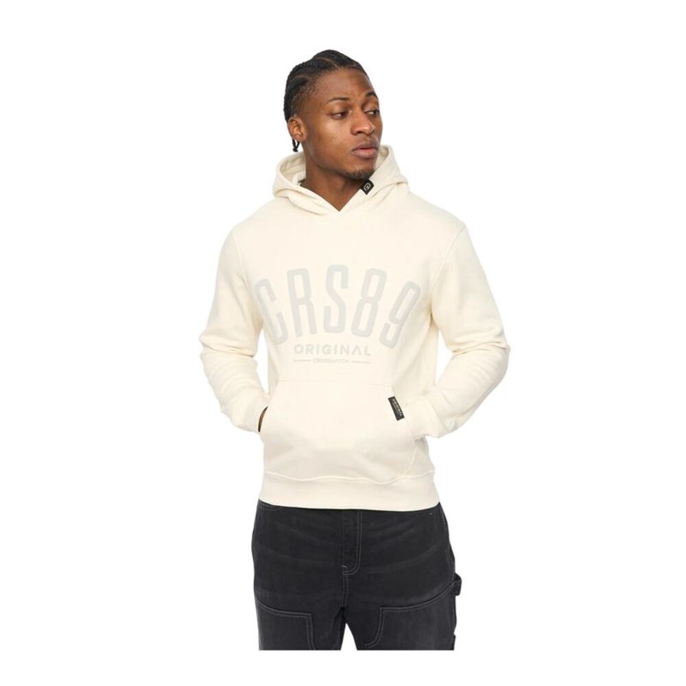 Crosshatch Mens Hallfell Hoodie / Neutral